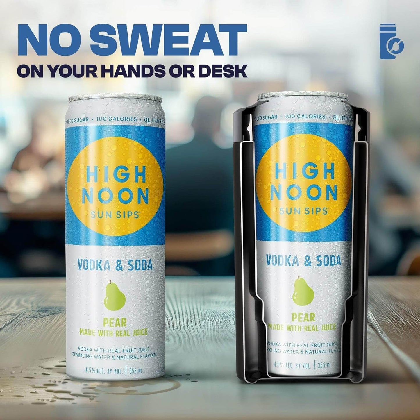 Universal Buddy Can Cooler - Fits All - for Regular 12 & 16 Oz or Slim-Size Bottles - Insulated Double-Walled Stainless Steel (Augusta)